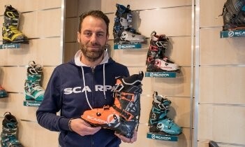 La chaussure MEESTRALE de SCARPA avec du Pebax Rnew