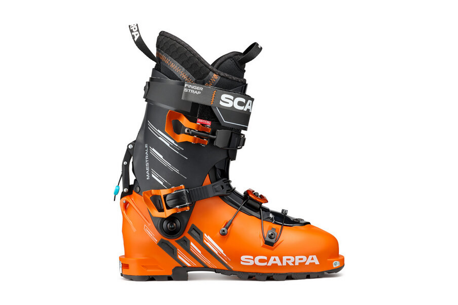 High performance ski boot from Scarpa using Pebax materials